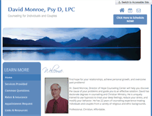 Tablet Screenshot of hope-counseling.com